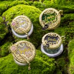 Personalized Good Witch and Wicked Witch Design Magic Liquid Glitter Acrylic Magsafe Phone Grip Stand Holder with Name Birthday Gift for Women Friends