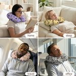 Oreiller de cou personnalisé en forme d'arête de poisson avec photo Cadeau d'anniversaire pour les amoureux des animaux de compagnie Cadeau d'anniversaire pour les employés de bureau