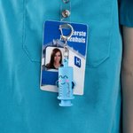 Gepersonaliseerde Speelse Ampulopener in Spuitontwerp met Metalen Sluiting en Naam Cadeau ter Waardering voor Verpleegkundigen en Artsen