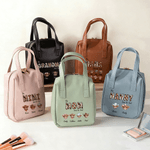 Personalised Highland Cow Waterproof PU Leather Makeup Bag with 1-8 Names and Title Travel Mother's Day Gift for Mother Grandmother