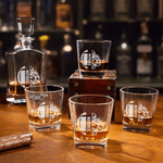 Personalized Football Theme Whiskey Decanter with Engraved Name Birthday Anniversary Gift for Men Football Players