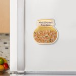 Personalisierte Biene Honigglas Shaker Magnet mit Namen zurück zu Schule Lehrer Anerkennung Woche Geschenk für Lehrer