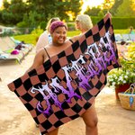 Toalla de playa de gran tamaño, de secado rápido, con nombre, personalizada, con diseño de metal pesado, esencial para viajes, para fiestas en la playa, regalo de cumpleaños para los amantes del punk 