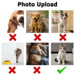 Personalised Oil Painting Style Pet Photo Checkered Jute Tote Bag with Name Daily Use Birthday Gift for Women Pet Owners