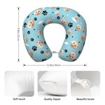 Oreiller de cou personnalisé en forme d'arête de poisson avec photo Cadeau d'anniversaire pour les amoureux des animaux de compagnie Cadeau d'anniversaire pour les employés de bureau