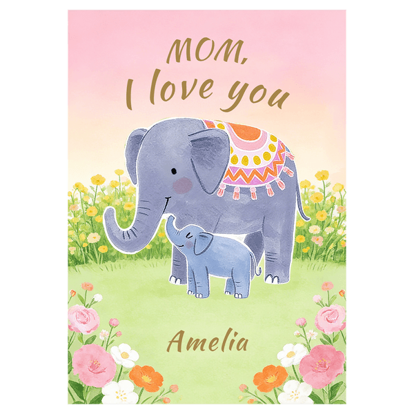 Mom I Love You Mother's Day Ecard