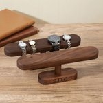 Personlig treklokkeholder med inngravert tekst Jubileum Bursdagsgave til menn som elsker klokker