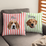Almohada blanda personalizada con nombre para uso doméstico Regalo de cumpleaños para los amantes de las mascotas
