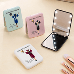 Miroir de maquillage double face avec lumière LED Cadeau d'anniversaire pour jeune fille diplômée