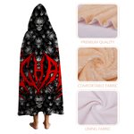 Couverture à capuche personnalisée avec nom pour un usage quotidien Cadeau d'anniversaire pour les amis, les adolescents et les amateurs de punk