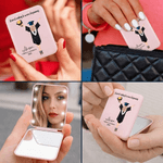 Miroir de maquillage double face avec lumière LED Cadeau d'anniversaire pour jeune fille diplômée