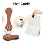 Marque-page magnétique multicolore personnalisé en forme de sablier avec nom Cadeau d'anniversaire littéraire pour les étudiants et les amoureux des livres