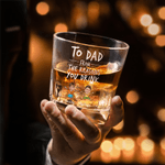 Personalized Photo To Dad From The Reasons You Drink Whiskey Set Engraved with Name Father's Day Birthday Gift for Father Husband Bartender