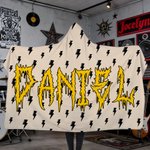 Couverture à capuche personnalisée avec nom pour un usage quotidien Cadeau d'anniversaire pour les amis, les adolescents et les amateurs de punk