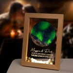 Veilleuse LED en Acrylique Personnalisée avec Texte et Date Style Constellation Étoile Cadeau d'Anniversaire de Saint Valentin pour Couple