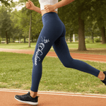 Personalized Paw Print Heart Dove Butterfly Horse Stretch Leggings Yoga Pants with Name Daily Sports Accessories Birthday Gift for Women