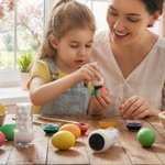 Personlig søtt kaninøre minimalistisk silhuett påskeeggstempel med navn Påske familiesammenkomster Gave til barn småbarn familier