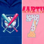 Henkilökohtainen Drip Baseball Pehmeä Lasten T-paita Sweatshirt Hoodie nimi ja numero Game Day Syntymäpäivälahja Baseball-pelaajille