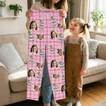 Personalizado Multicolor Mejor Corona 1-4 Cara Fotos Pantalones de pijama suave con el apodo Día de la Madre Día del Padre Cumpleaños Regalo para Mamá Papá Familia