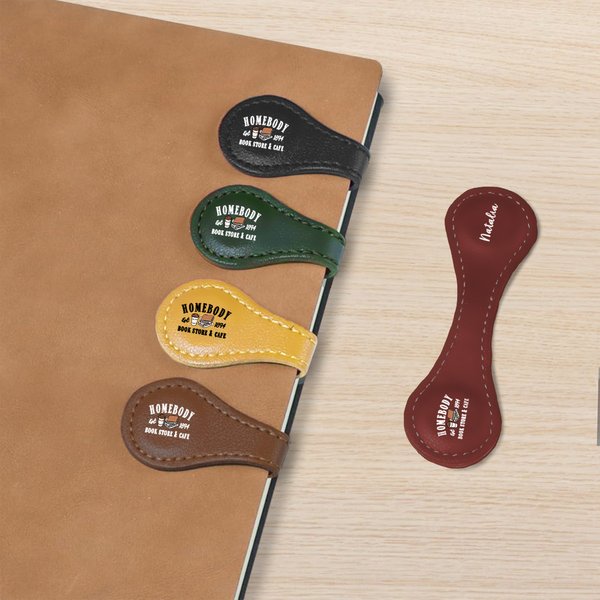 Personalised Multicolour Homebody Hourglass-Shaped Magnetic Bookmark Clip with Name Literary Bookish Birthday Gift for Students Book Lovers