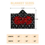 Couverture à capuche personnalisée avec nom pour un usage quotidien Cadeau d'anniversaire pour les amis, les adolescents et les amateurs de punk