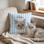 Almohada blanda personalizada con nombre para uso doméstico Regalo de cumpleaños para los amantes de las mascotas