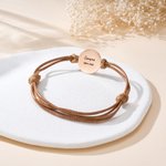 Bracciale regolabile personalizzato con incisione del volto del tuo animale domestico, nome e testo - Regalo commemorativo per amanti degli animali