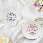 Personalized Romantic Married Ceramic Trinket Jewellery Dish with Name Wedding Engagement Christmas Gift for Couples Bride to Be
