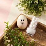 Personlig søtt kaninøre minimalistisk silhuett påskeeggstempel med navn Påske familiesammenkomster Gave til barn småbarn familier