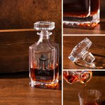 Personalized Retro Cowboy Boots Whiskey Decanter with Name Anniversary Birthday Gift for Men Bartenders Whiskey Lovers