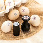 Sello Personalizado Silueta Conejo Huevo Sello de Cartón con Tinta Alimentaria Nombre y Texto Pascua Cumpleaños Regalo para Familia Agricultor