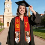 Personalized Multicolor Photo Graduation Sash with Name School and Year Graduation Gift for Class of 2026 Graduates