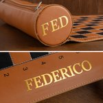 Set di scacchi da viaggio personalizzato con testo, magnetico e portatile - Regalo di compleanno per amanti degli scacchi e giocatori