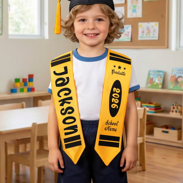 Etole de graduation personnalisée avec nom et année Cadeau de graduation pour les enfants de la maternelle et du préscolaire
