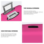 Personalised 1-8 Cute Highland Cows Luggage Protective Cover with Names Travel Essentials Birthday Gift for Travel Lover Mom Grandma