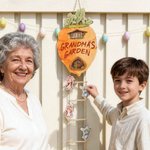 Personalisierte hölzerne 2-8 Peter Rabbits Karotte Haus Garten Zeichen mit Namen Garten Dekor Housewarming Geburtstag Geschenk für Opa Oma