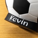 Personalisierte wasserdicht Fußball themed Snack Schüssel mit Namen Home Decor Spiel Nächte Geburtstag Geschenk für Fußball-Liebhaber Familie