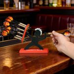 Personalized Multicolor Ancient Rome Gladiator Fighter Archer Dart Holder with Text Desk Decor Birthday Game Club Gift for Dart Lovers