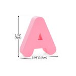 Personalisierte Multicolor Alphabet 3D gedruckt Sand Form Strand Spielzeug Urlaub Essentials Geburtstag Geschenk für Familie Kinder