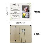 Marco conmemorativo personalizado con nombre, año y texto Decoración para el hogar en memoria de un ser querido Regalo de condolencia por la pérdida de un ser querido