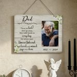 Marco conmemorativo personalizado con nombre, año y texto Decoración para el hogar en memoria de un ser querido Regalo de condolencia por la pérdida de un ser querido