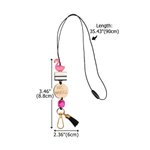 Personalized Bee Cat Flamingo Book Badge Lanyard with Text Teacher's Day Appreciation Back to School Gift for Teachers Educators