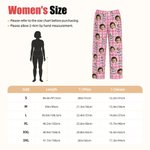 Personalizado Multicolor Mejor Corona 1-4 Cara Fotos Pantalones de pijama suave con el apodo Día de la Madre Día del Padre Cumpleaños Regalo para Mamá Papá Familia