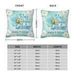 Personalized In A World Full Of Grandmas 1-8 Names Soft Throw Pillow Cover with Nickname Home Decor Birthday Gift for Mom Grandma