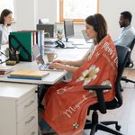 Couverture personnalisée 1-10 fleurs de naissance avec les noms et l'année Décoration de la maison Fête des mères Cadeau d'anniversaire pour Maman Grand-mère