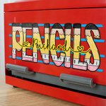 Cuaderno Personalizado Lápiz Diseño Calcomanía Dispensador de Lápices con Texto Decoración del Aula Regreso a la Escuela Apreciación Regalo para el Maestro