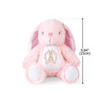 Jouet en peluche lapin avec nom et année de la première fête de Pâques Cadeau de fête de bébé pour les enfants