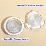 Personalized Photo Design Acrylic Magnetic Phone Grip Stand Holder with Name and Year Mobile Phone Accessories Birthday Gift for Women