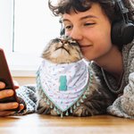 Personalised Tassel Trim Pet Bandana with Initial or Number Dog Cat Daily Accessory Gotcha Day Birthday Gift for Pet Owners Lovers