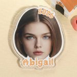 Personalized Photo Design Acrylic Magnetic Phone Grip Stand Holder with Name and Year Mobile Phone Accessories Birthday Gift for Women